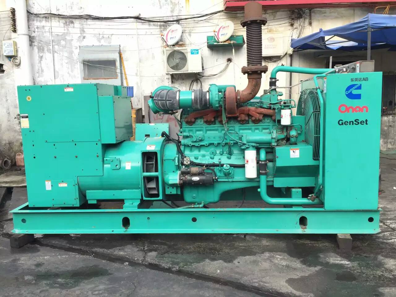康乐租赁发电机-柴油发电机不正常冒烟的原因